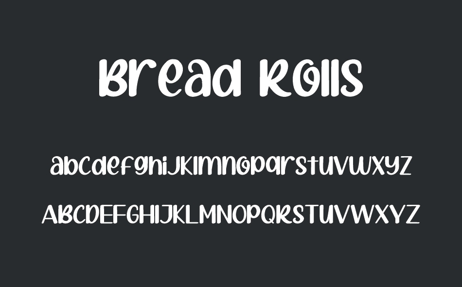 Bread Rolls Font font