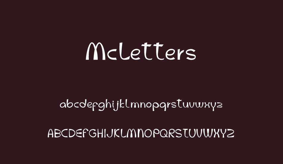 McLetters font