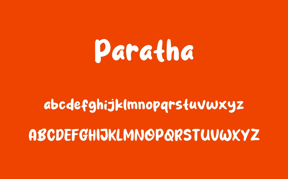 Paratha font