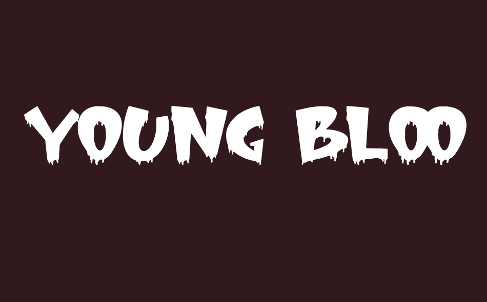 Young Blood Font font big