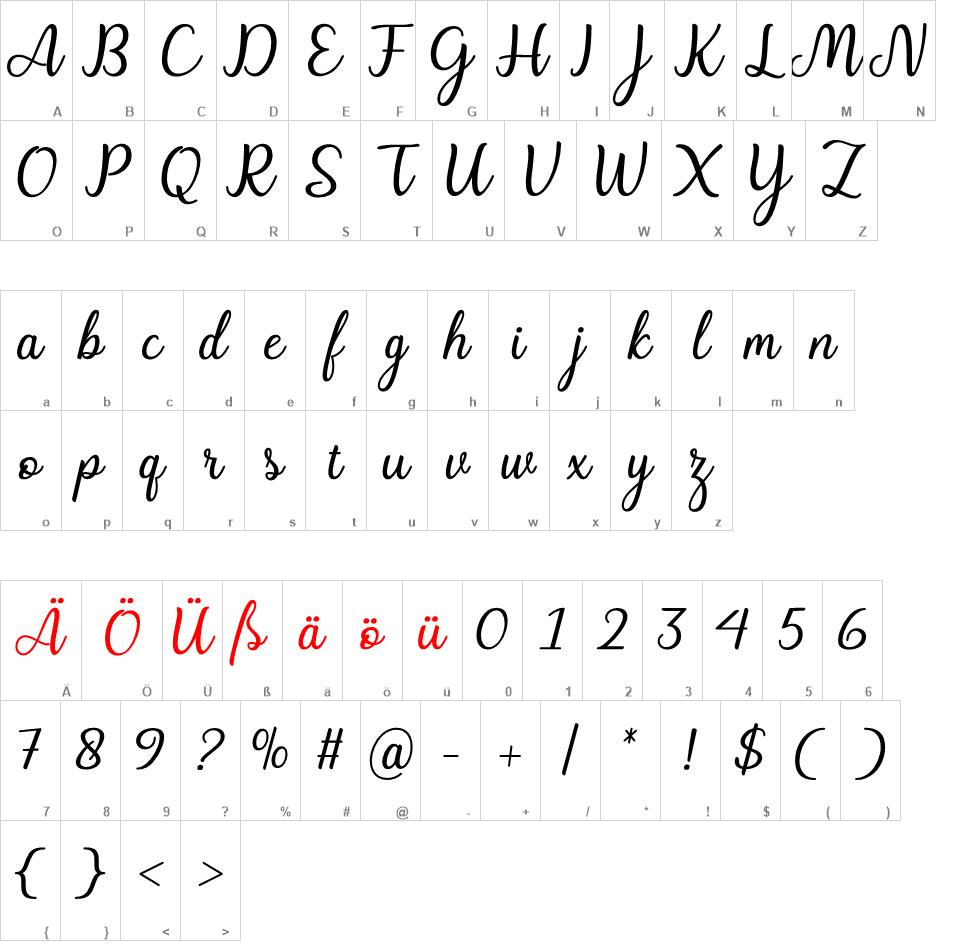 Charline free font