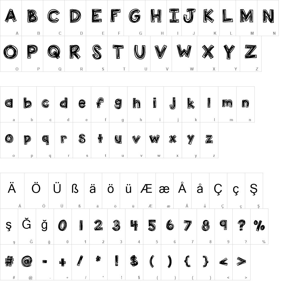 Kb Lucky Clover Free Font