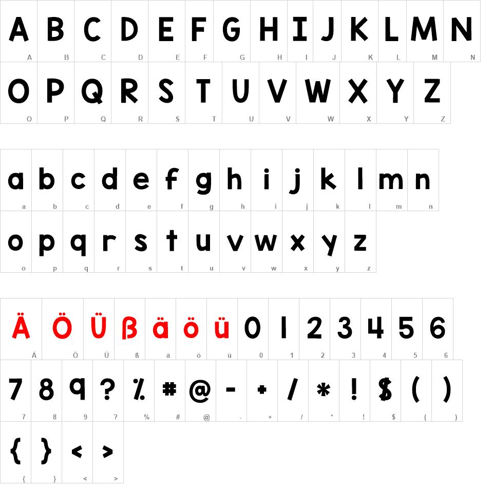 Kg blank free font