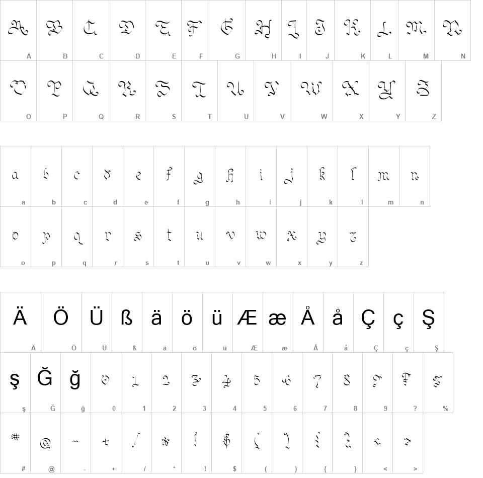 Oh My Goth Free Font