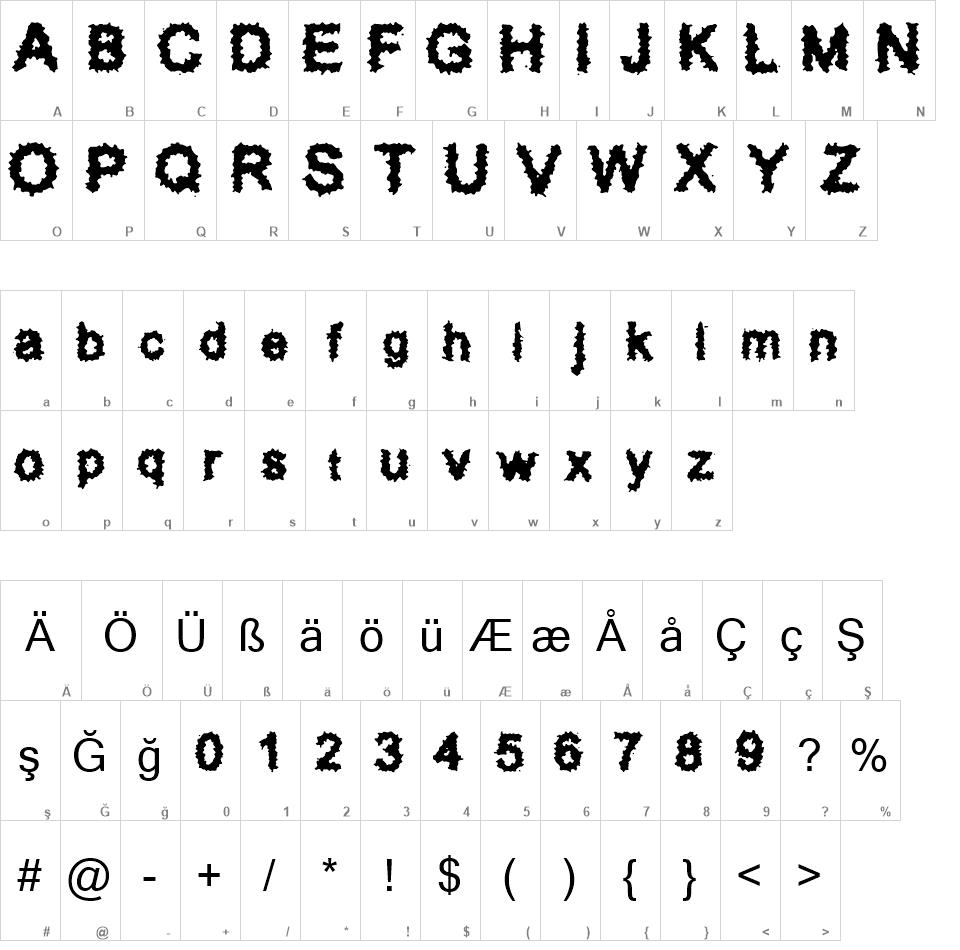Splatz Brk Free Font