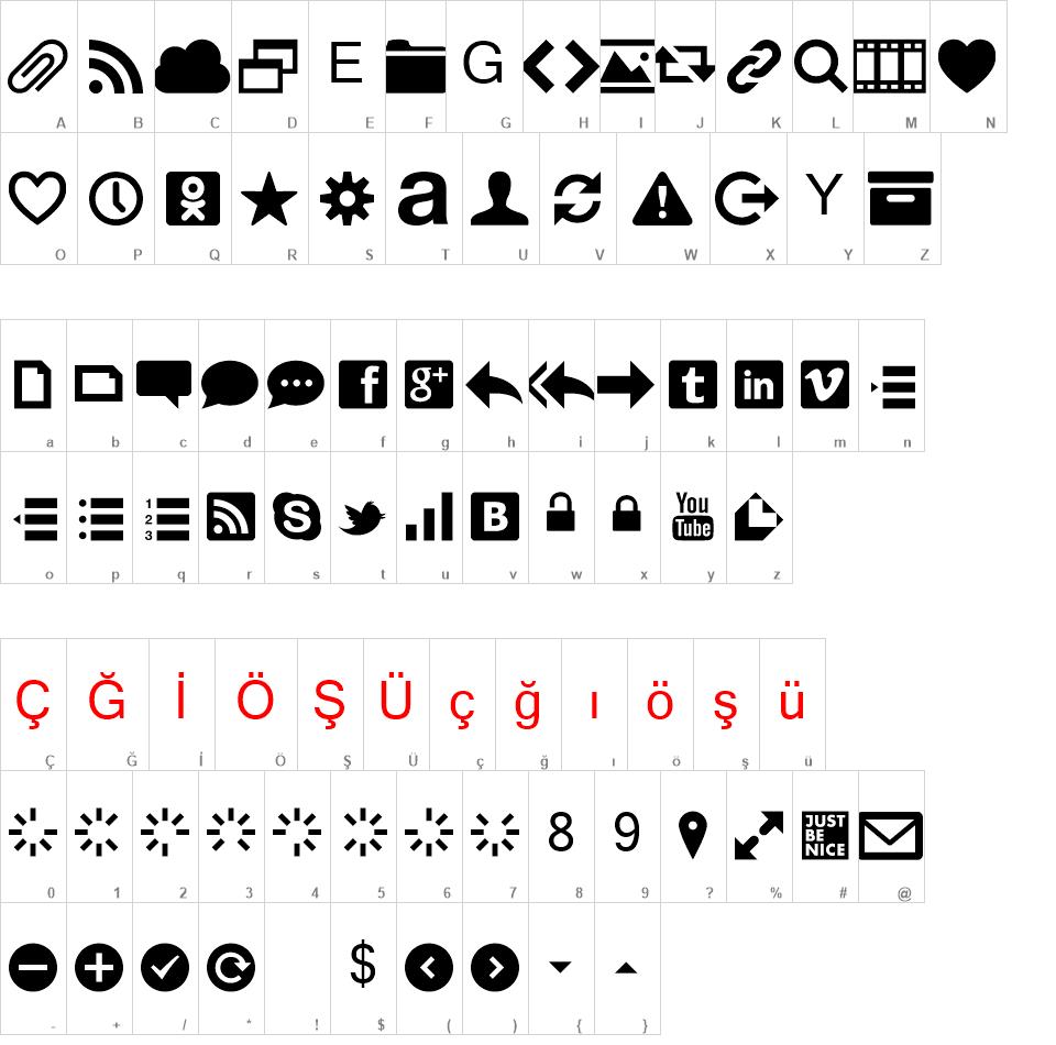 webfont symbols webfont symbols