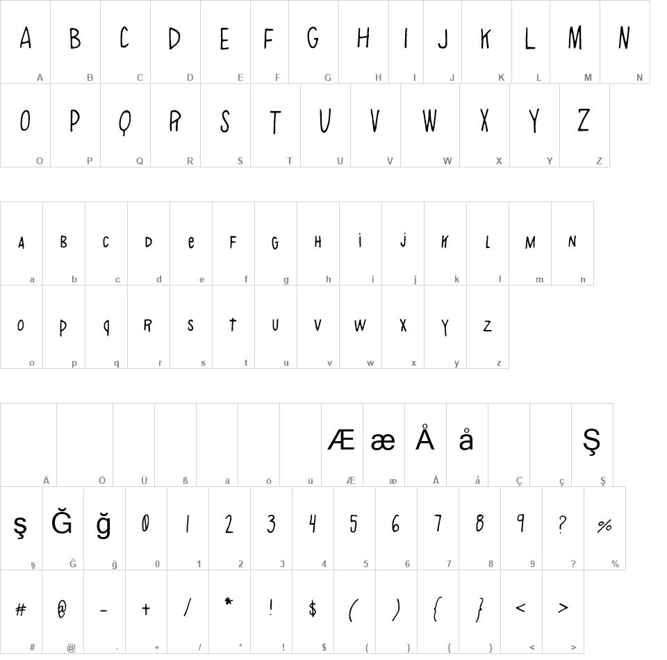 Alphabet Soup free font