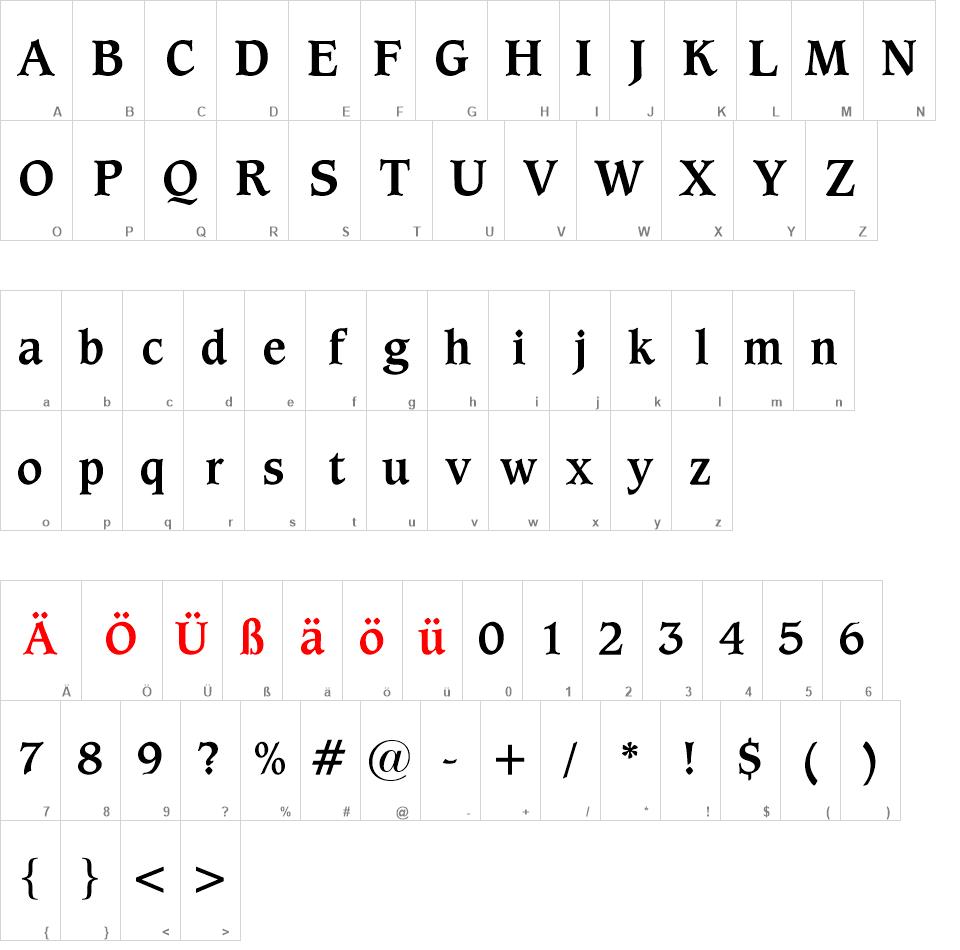 caxton bk bt font