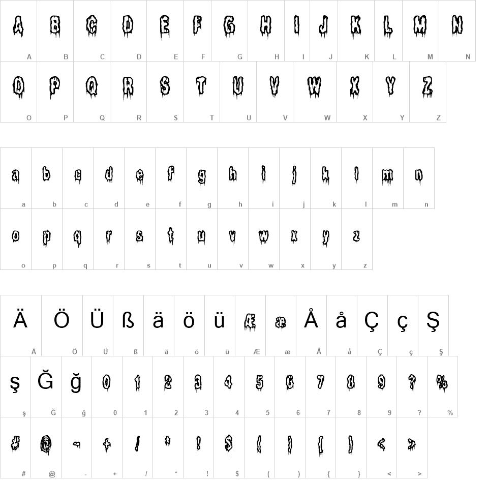 It Lives In The Swamp Free Font