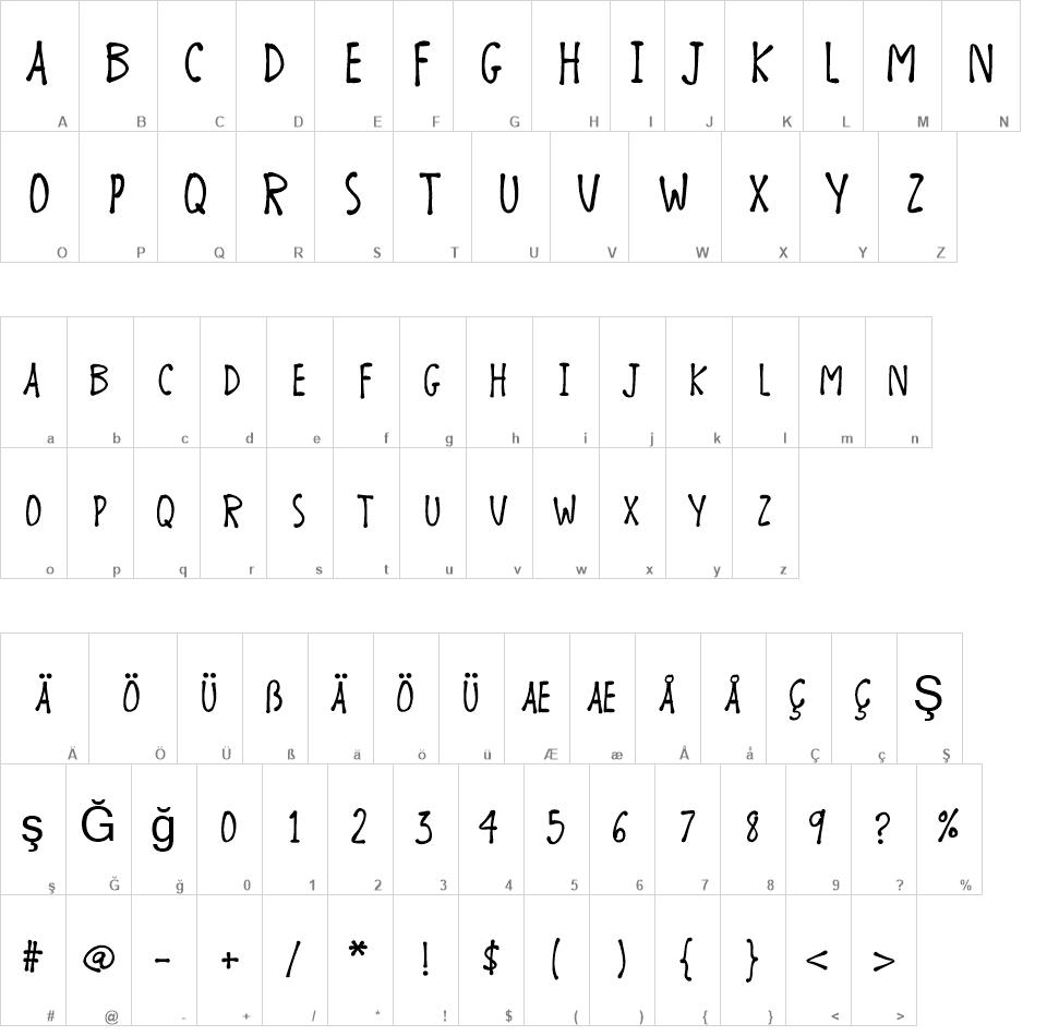 K26 Chicory Bean Free Font