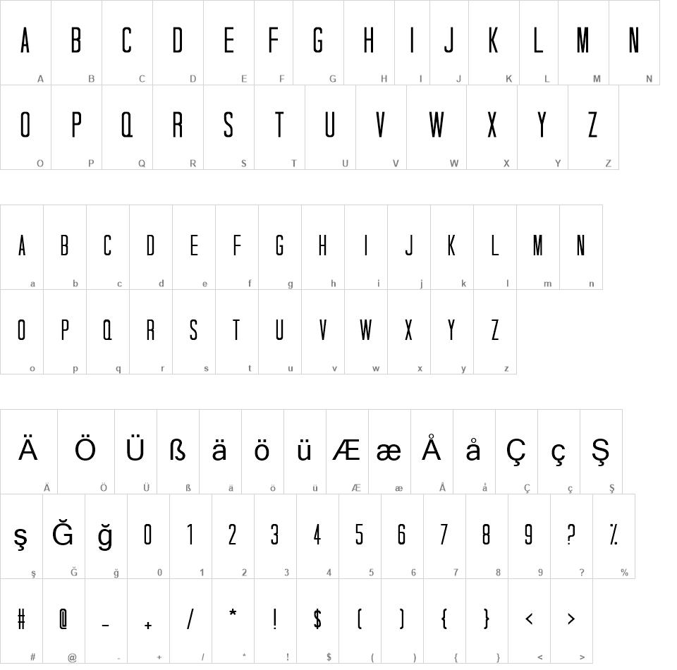 Tall Dark And Handsome free font