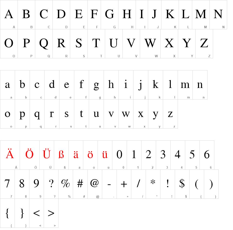 scarica font times