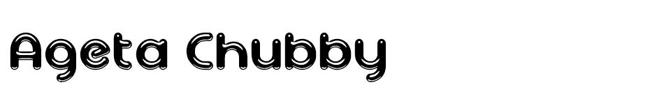Ageta Chubby Demo Font Family font