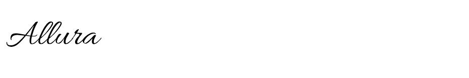 Allura font