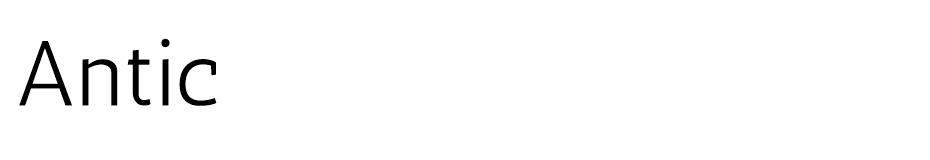 Antic free font Antic free font