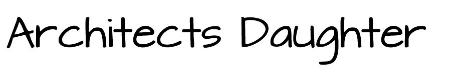 Architect's Daughter font