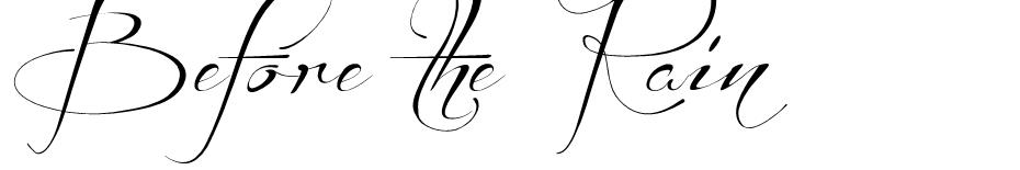 Calligraphy fonts