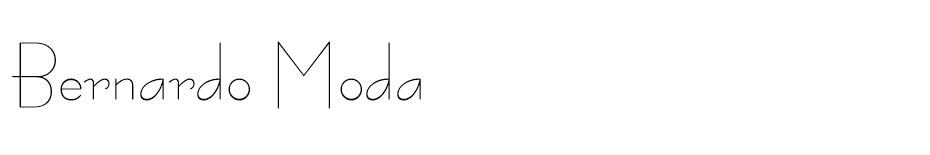 Bernardo Moda font