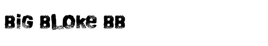 Big Bloke BB Font font