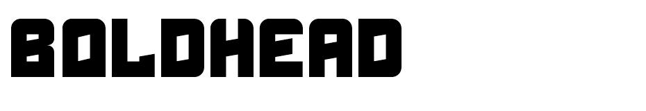 Boldhead font