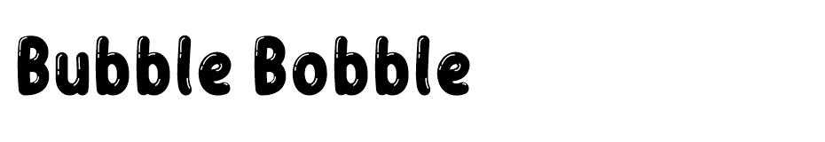 Bubble Bobble font