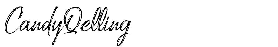 CandyQelling font