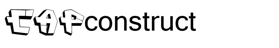 Cap Construct font