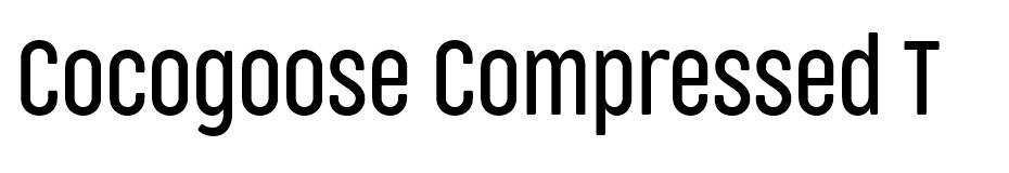 Cocogoose Narrows Font Family font