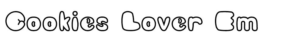 Cookies Lover font