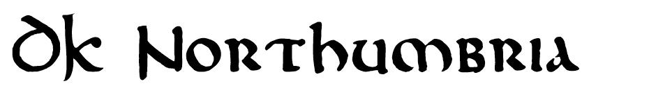 DK Northumbria font