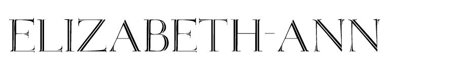 Elizabeth Font Family font
