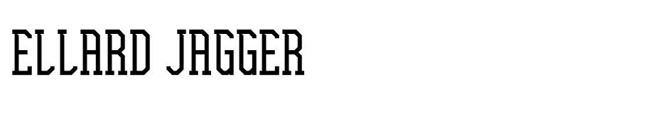 Ellard Jagger Font Family font