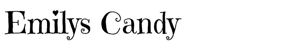 Emilys Candy font