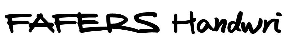 fafers font