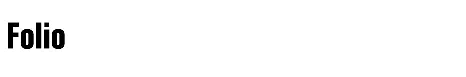 Folio Bold Condensed free font