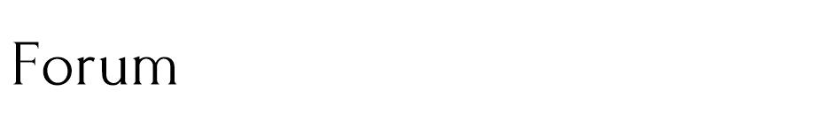 Forum free font