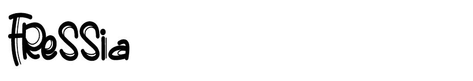 Fressia font
