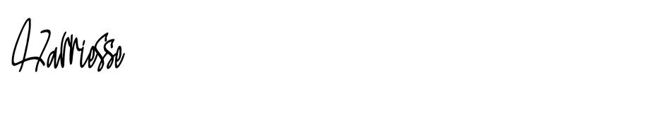Harriesse font