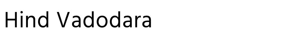 Hind Vadodara font