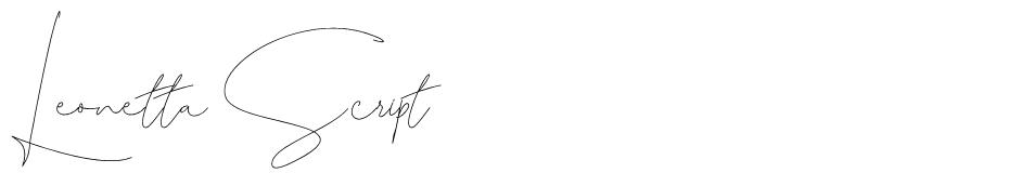 Leonetta font