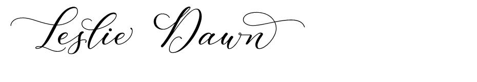 Calligraphy fonts
