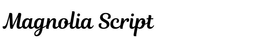 Download Magnolia Script Free Font SVG Cut Files