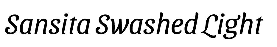 Sansita Swashed font