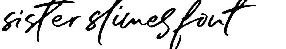 Sister Slimes font