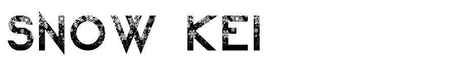 Snow Kei font