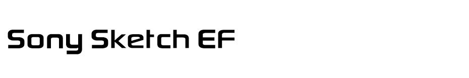 Sony Sketch Bold Free Font