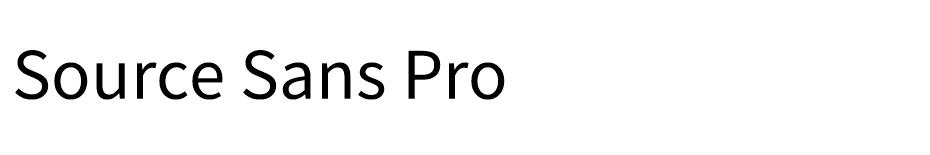 Source Sans Pro font