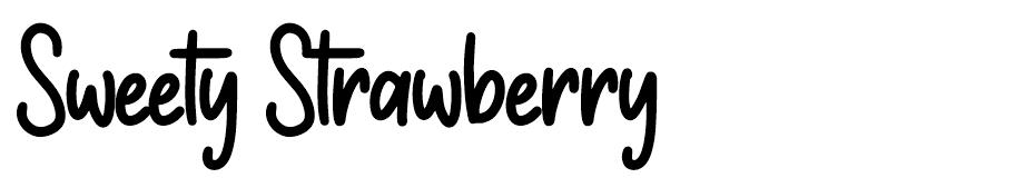 Sweety Strawberry font