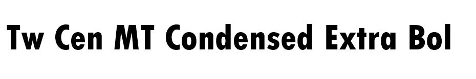 tw cen mt font family