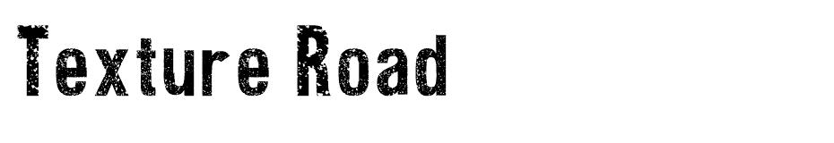 Texture Road Font font